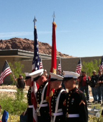 Defending Freedom Memorial Dedication Ceremony Red Rock Canyon