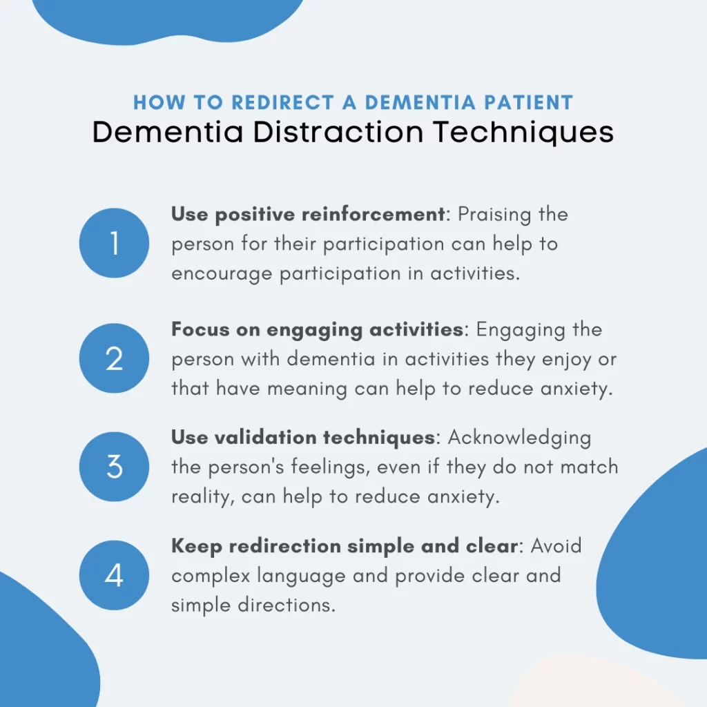 dementia distraction techniques