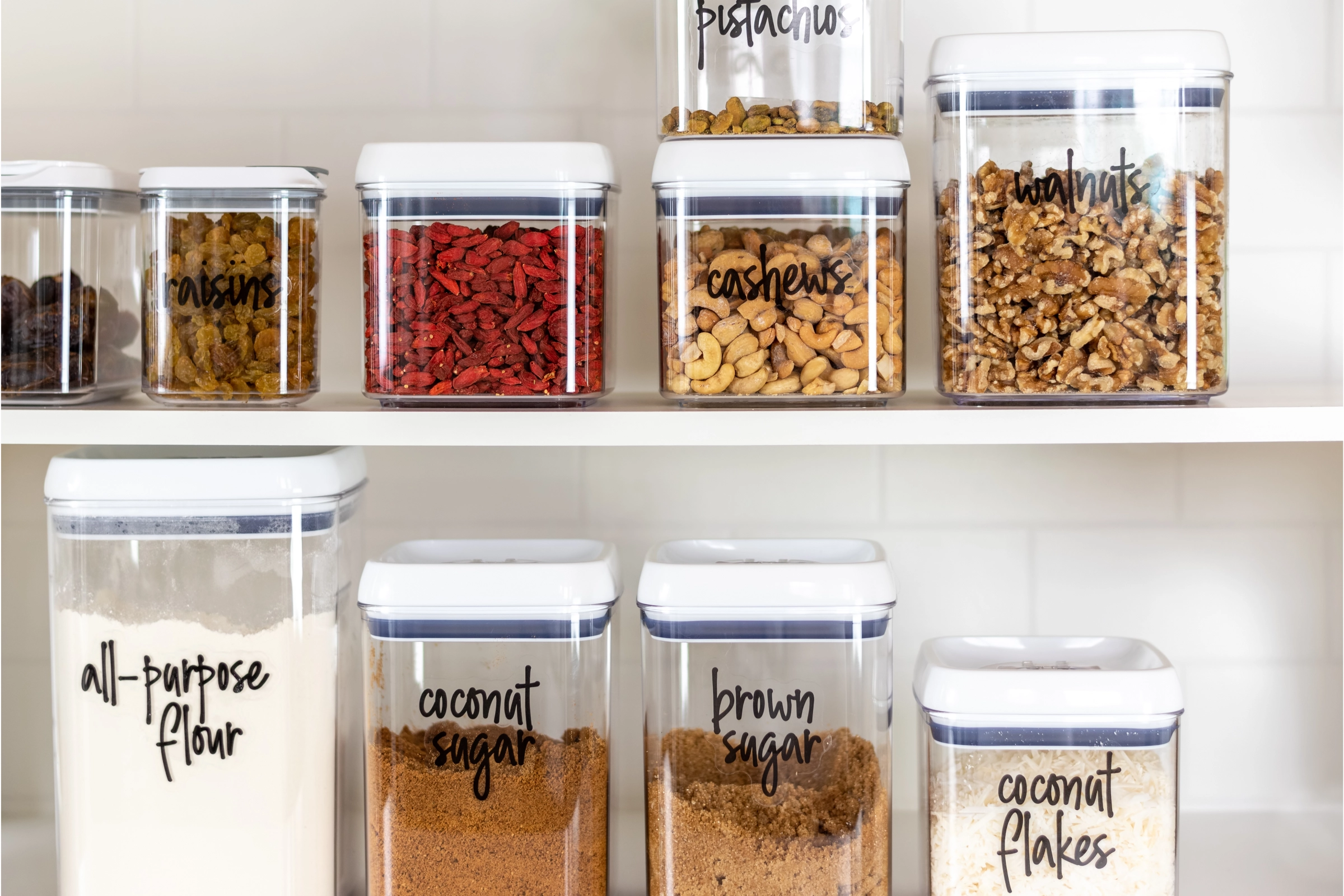 messy kitchen pantry containers