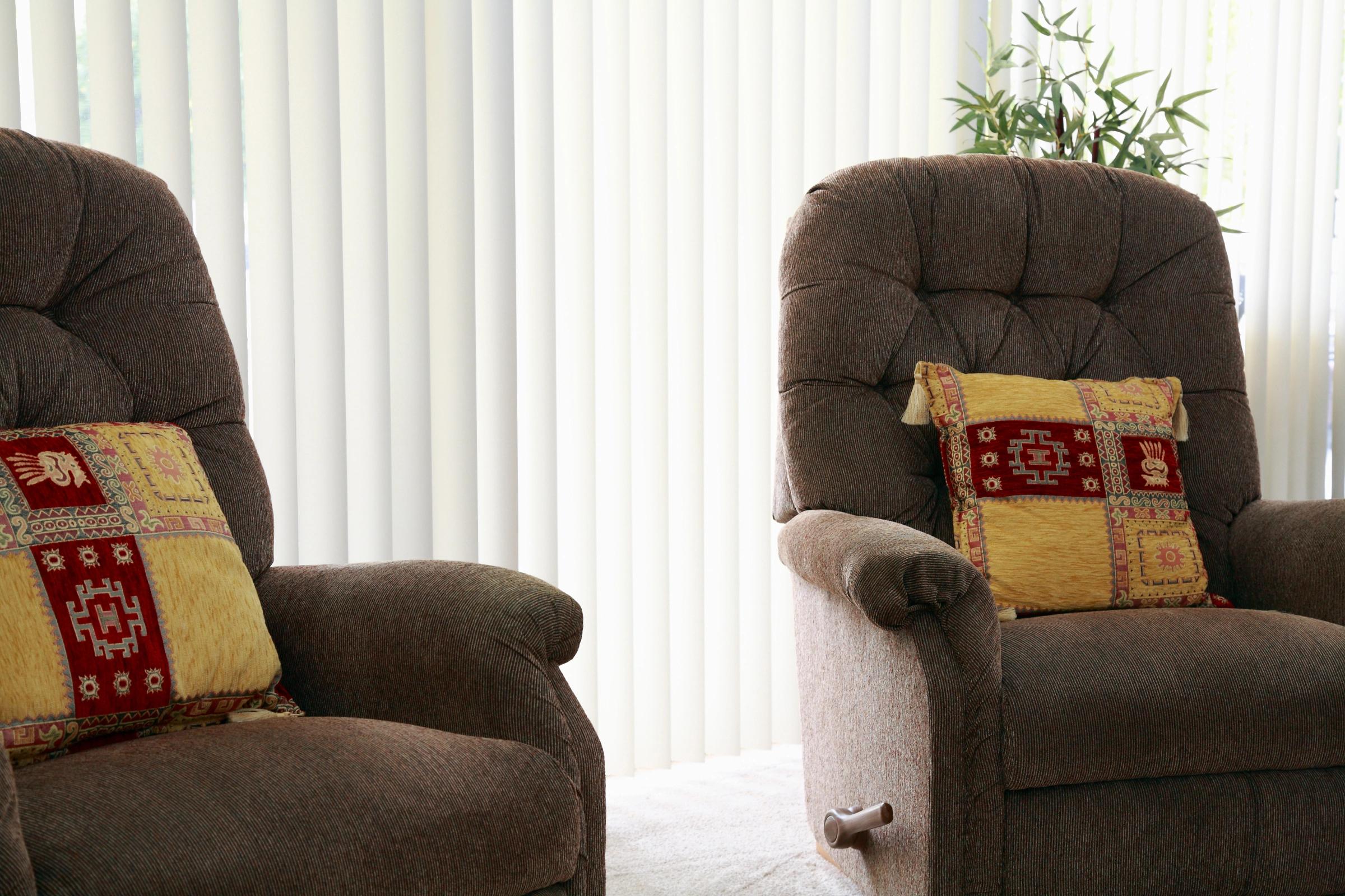how to clean headrest on recliner fabric