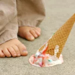 how to clean ice cream out of carpet
